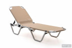 Шезлонг Dias алюминиевый, бежевый Шезлонг Dias алюминиевый, бежевый