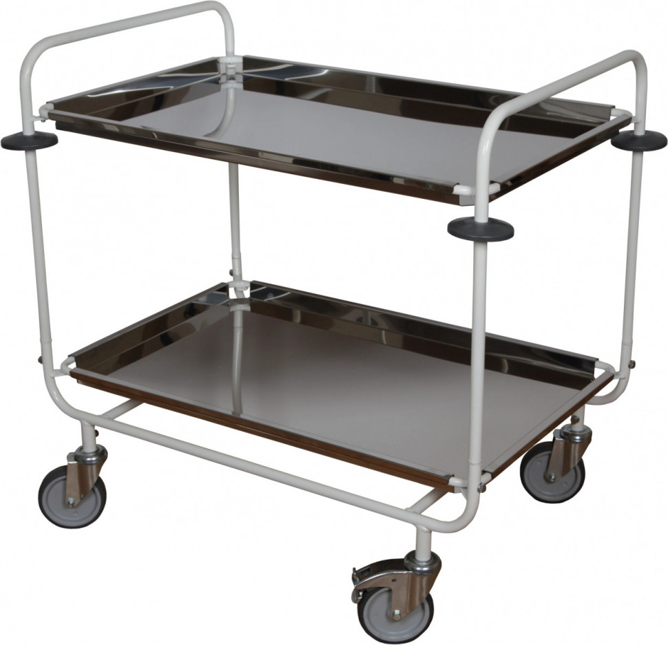 Тележка для доставки в палату пищи и сбора грязной посуды ТПП-1 Тележка для доставки в палату пищи и сбора грязной посуды ТПП-1