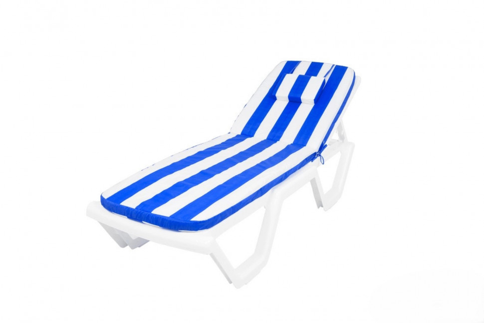 Матрац с вертикальной подушкой (бело-синий) Premium Матрац с вертикальной подушкой (бело-синий) Premium