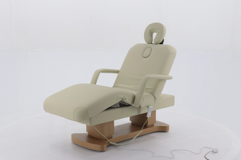 Массажный стол электрический MED-MOS ММКМ-2 (КО-156Д) светло-бежевый/светлое дерево Массажный стол электрический MED-MOS ММКМ-2 (КО-156Д) светло-бежевый/светлое дерево