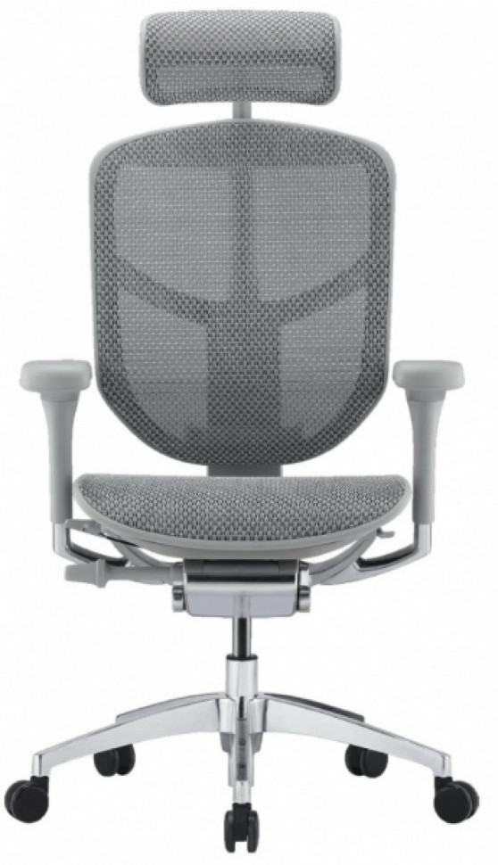 Кресло FALTO Enjoy Elite 2 ( Серый каркас /сетка светлая T-168-B2  /крестовина металл) Кресло FALTO Enjoy Elite 2 ( Серый каркас /сетка светлая T-168-B2  /крестовина металл)