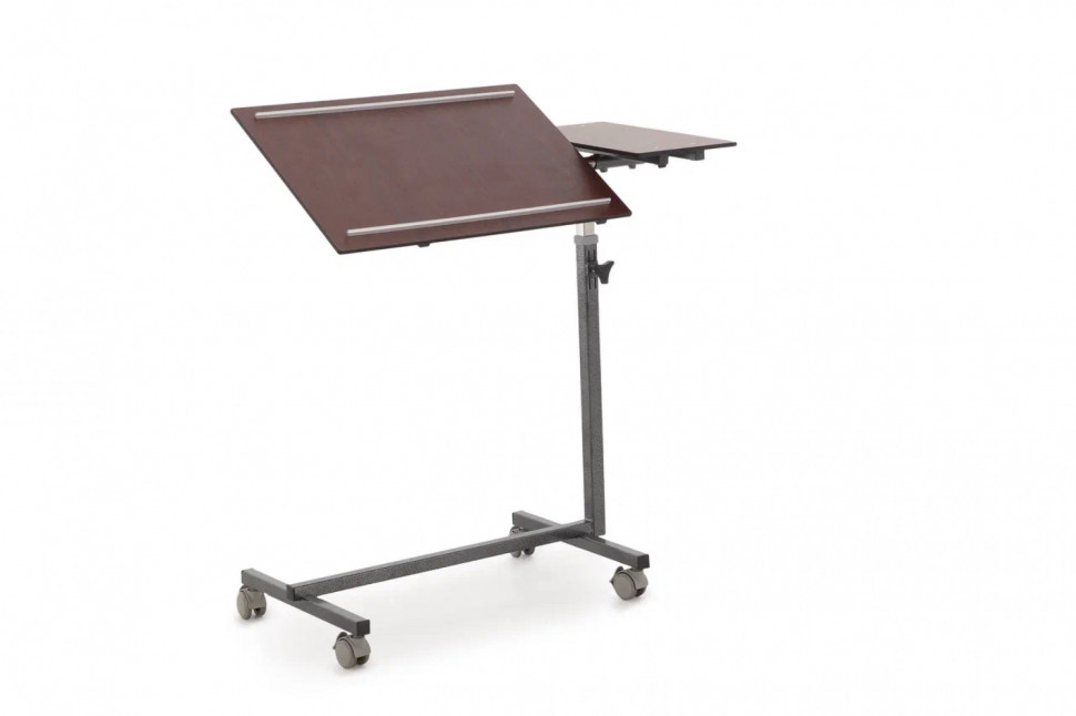 Столик прикроватный MED-MOS с поворотной столешницей ПС-003Н-01 (венге) Столик прикроватный MED-MOS с поворотной столешницей ПС-003Н-01 (венге)