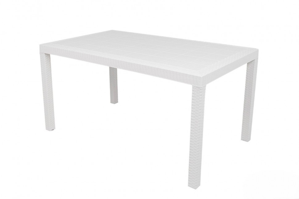Стол B:rattan Houston 1500*900мм, белый Стол B:rattan Houston 1500*900мм, белый