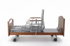 Кровать электрическая MED-MOS DB-2B с поворот.креслом в правую сторону (коричневый)