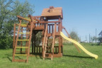 Детский городок ВЫШЕ ВСЕХ Теремок 5 (башня+балкон+спорт+рукоход) Детский городок ВЫШЕ ВСЕХ Теремок 5 (башня+балкон+спорт+рукоход)